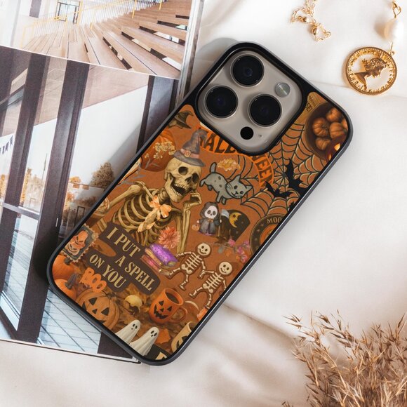 Halloween Phone Cover – iPhone 16, 15 Pro, Galaxy S25, S24, S24 Ultra, Pixel 9 - Picture 1 of 9